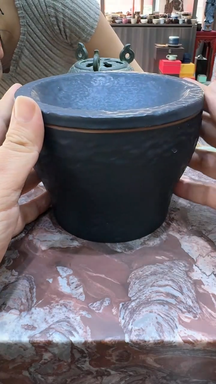 【闪购商品】醒茶罐，，，茶渣缸。。。陶