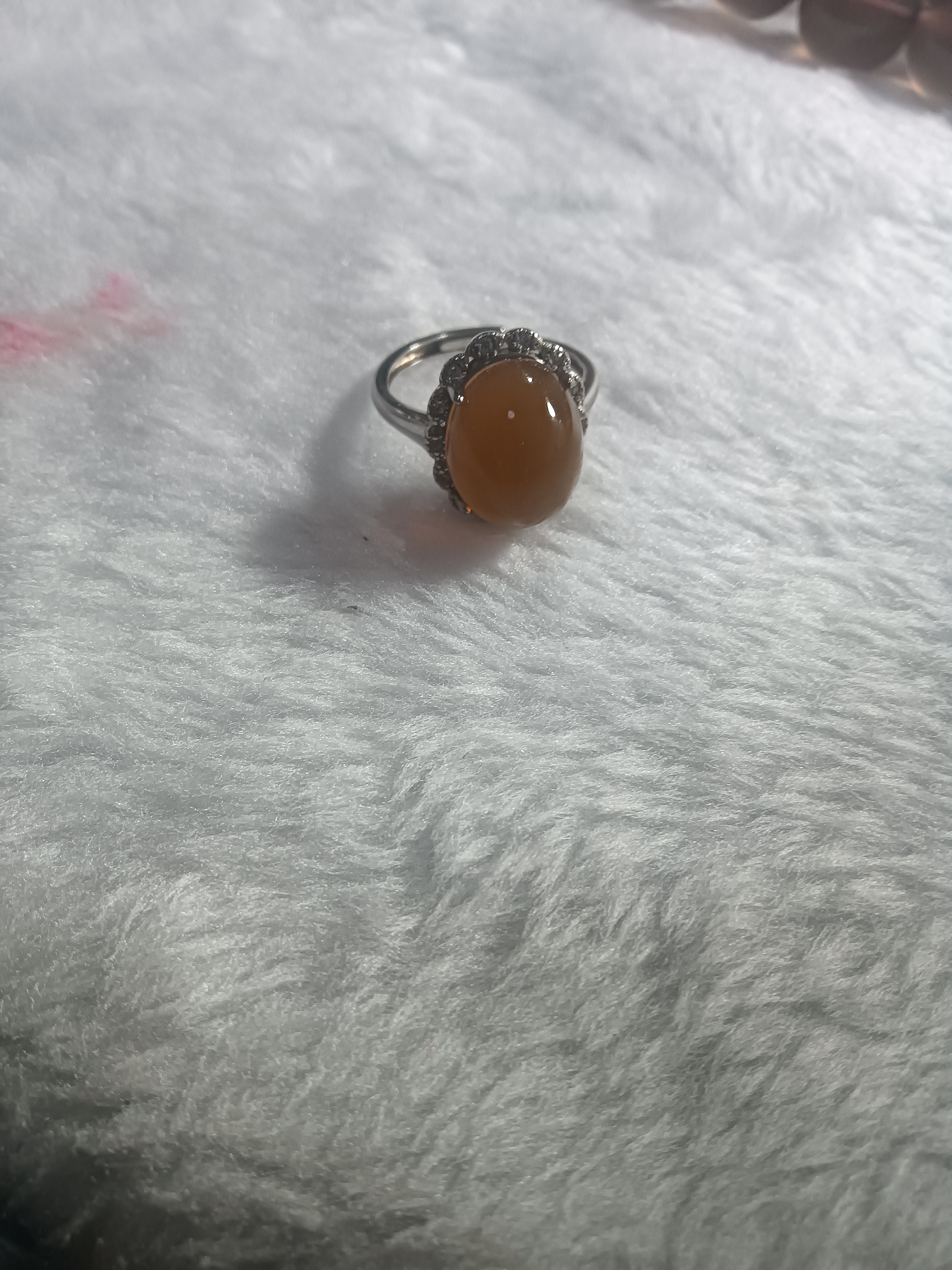 玛瑙戒指925银女士