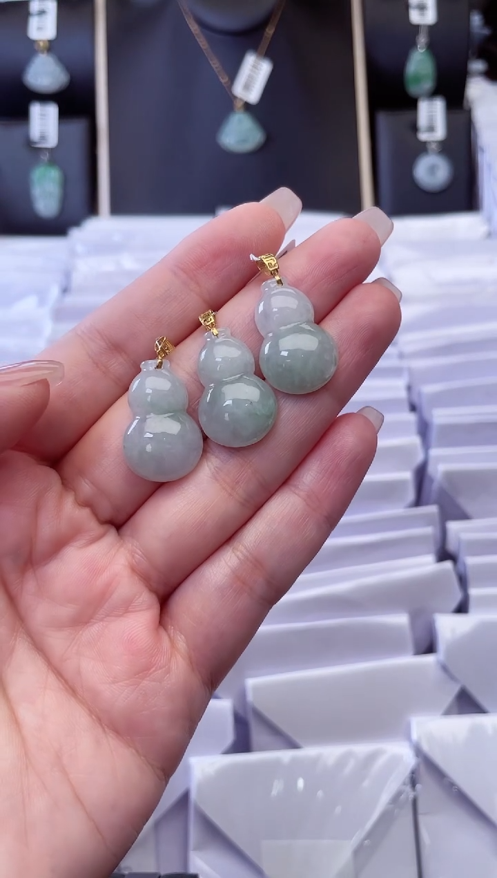【闪购商品】翡翠颈饰18K金镶嵌{多样性发一件}DY-714