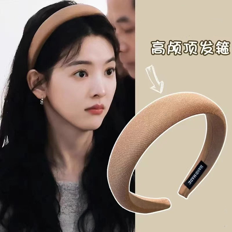 秋冬海绵发卡简约发箍女高级感洗脸发饰网红头饰新款高颅顶头箍