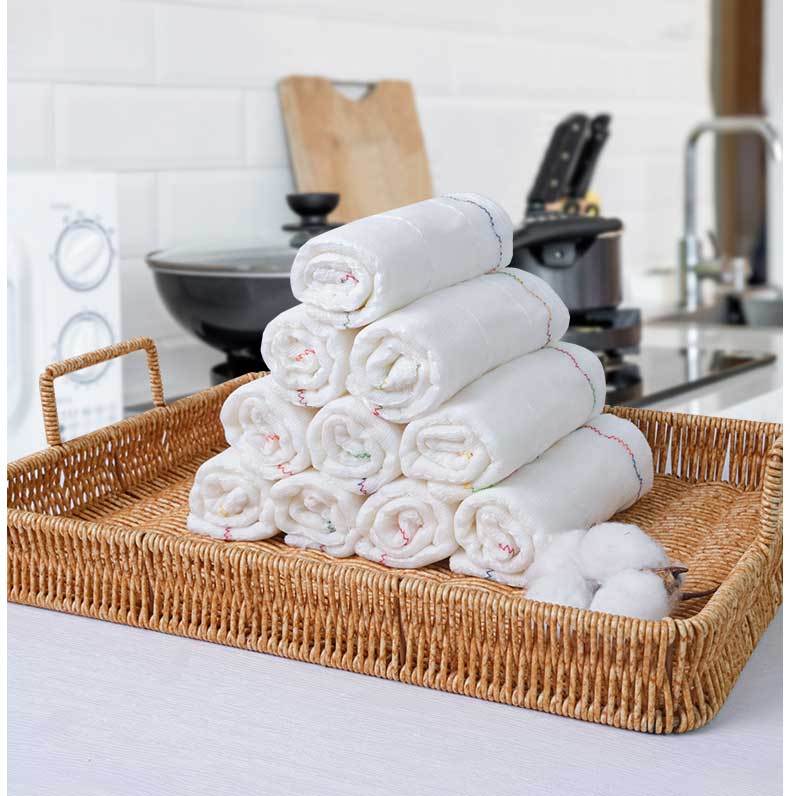 彩虹疏油抹布洗碗布不沾油易清洗家用吸水懒人抹布厨房专用擦桌布