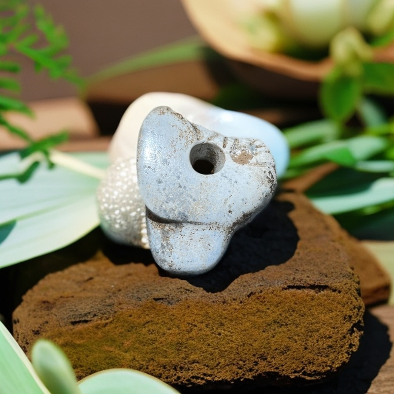 玉权杖头 奶白沁全包裹 包浆浑厚 光气十足 支持复检