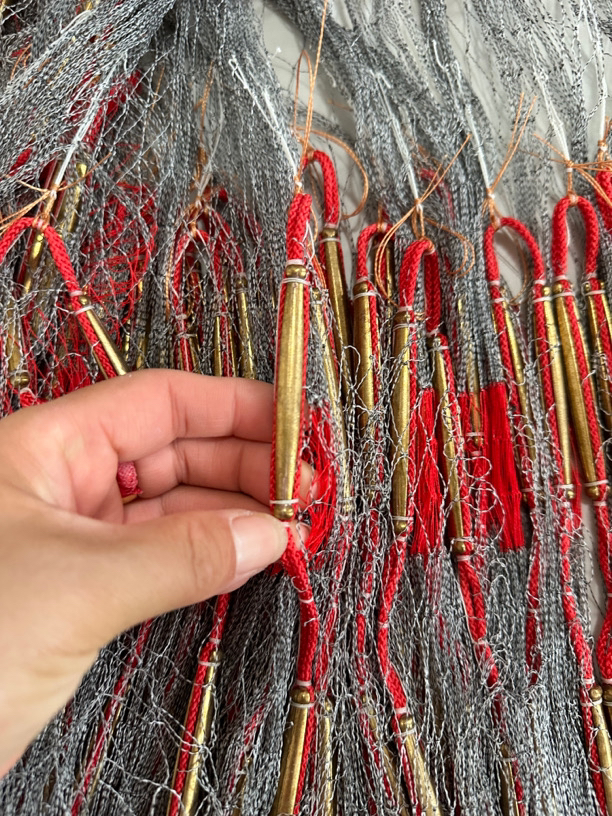 1指半网眼铜坠子3米，3.5米，4米，4.5米，5米高纯手工一开到顶