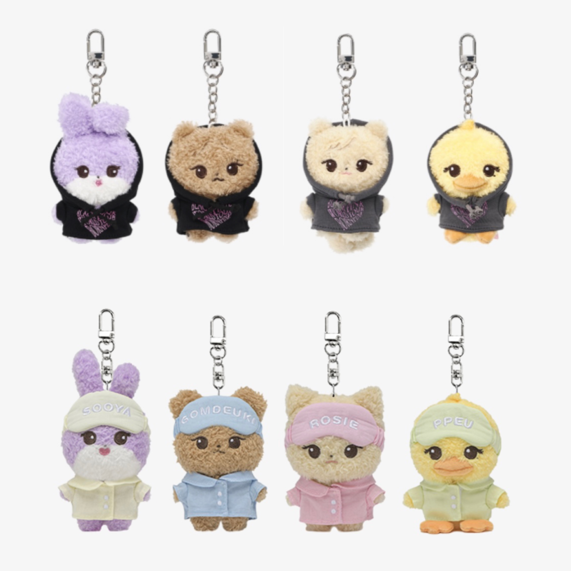 正版blackpink演唱会周边场周钥匙扣挂件 睡衣卫衣娃娃