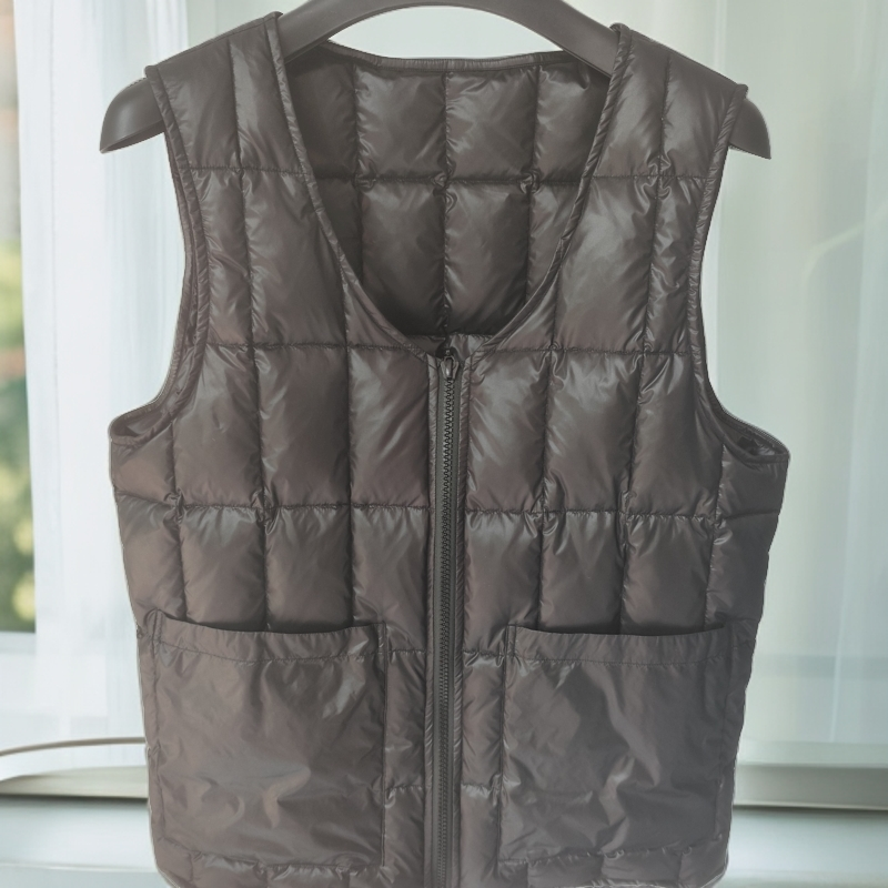 羽绒马甲纸样，不是实际衣服，