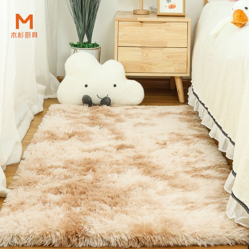 加厚地毯卧室少女耐脏床边客厅榻榻米房间大面积满铺毛毯脚垫地毯