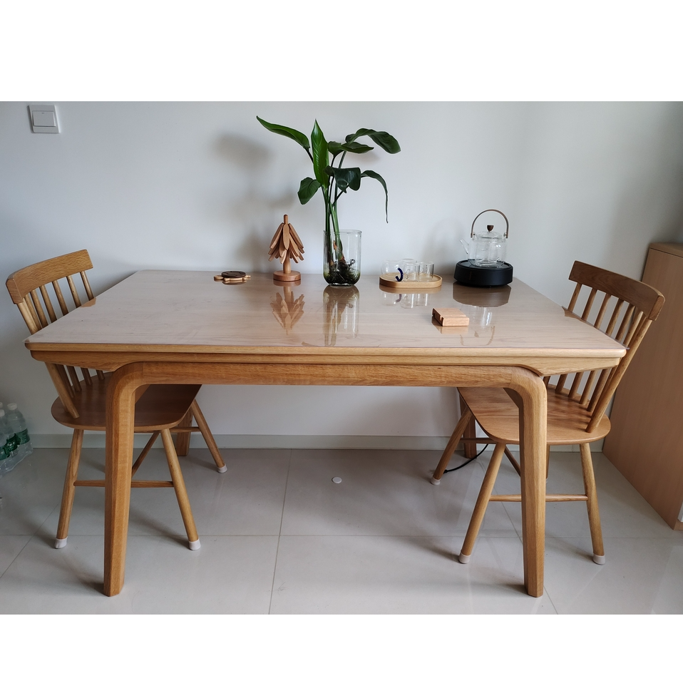 北美进口FAS级白橡木实木餐桌   杨帆餐桌  帆船餐桌 家用原木桌