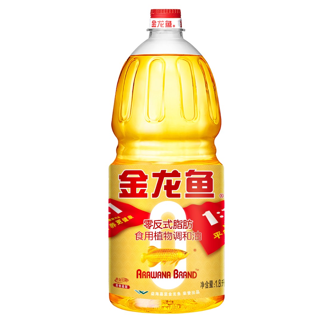 金龙鱼黄金比例非转基因食用植物调和油1.8L