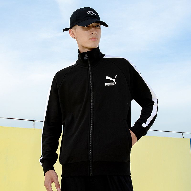 (WZ)PUMA彪马外套男春新款立领休闲时尚运动夹克上衣532935-01-11