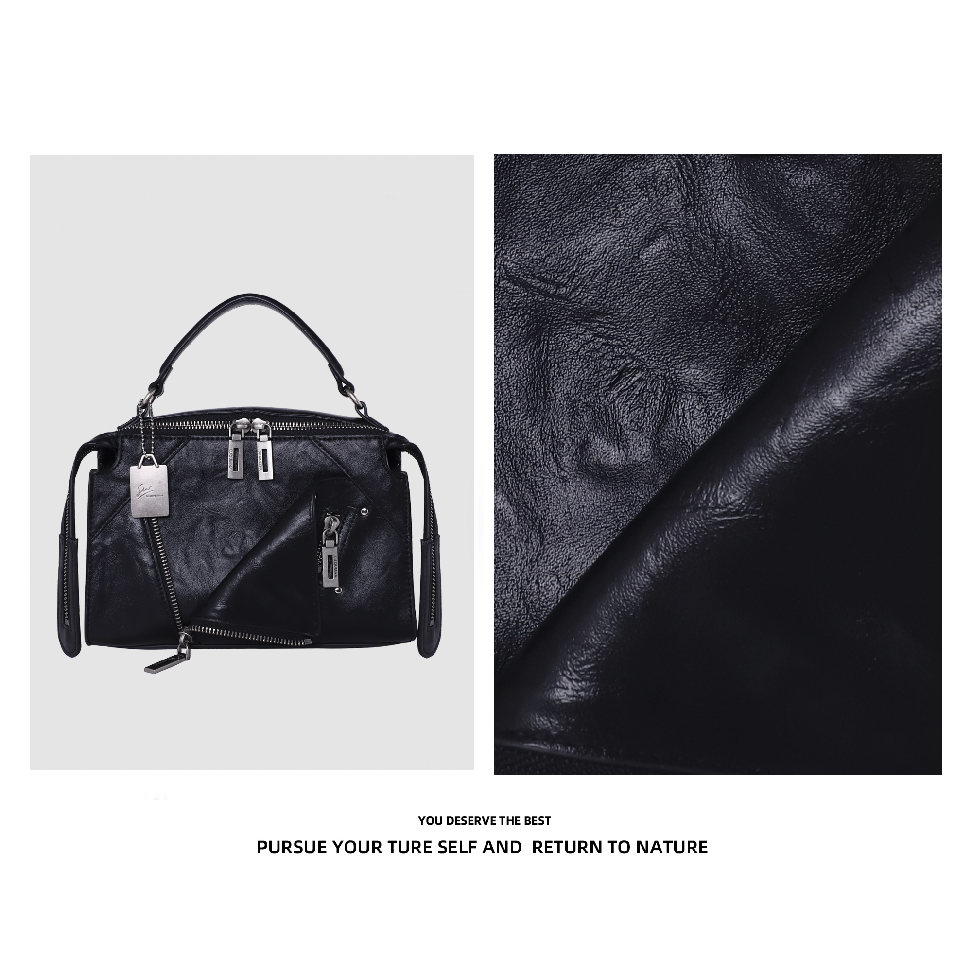 【点心专属】 · 原创设计   真皮高定单肩斜挎包   6285