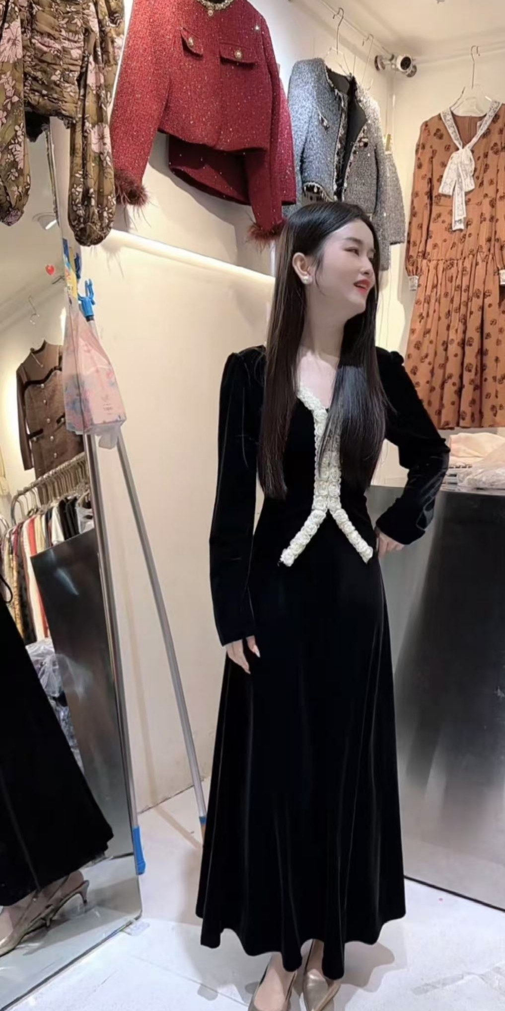 气质时尚长款连衣裙