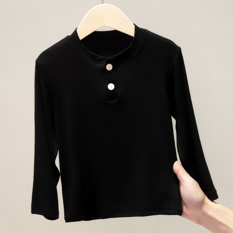 男童长袖T恤内搭女童秋衣儿童打底衫宝宝上衣加厚洋气潮流311505