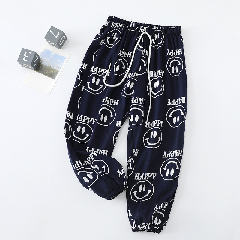  Q 531393儿童防蚊裤男童女孩阔腿裤抖抖裤休闲裤中大童夏季薄款