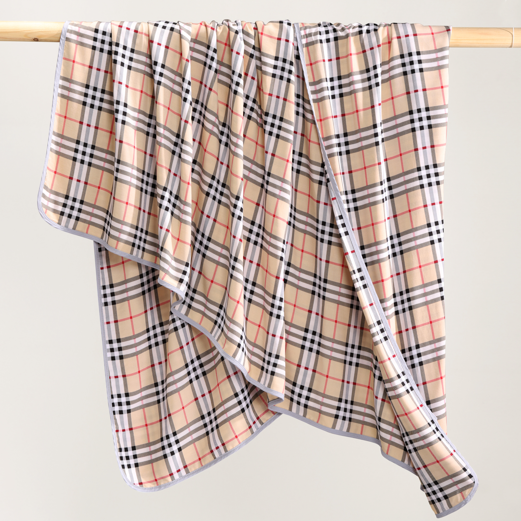 人造棉盖毯毯子薄款办公室午睡披肩夏凉被空调毛巾被飞机航空沙发