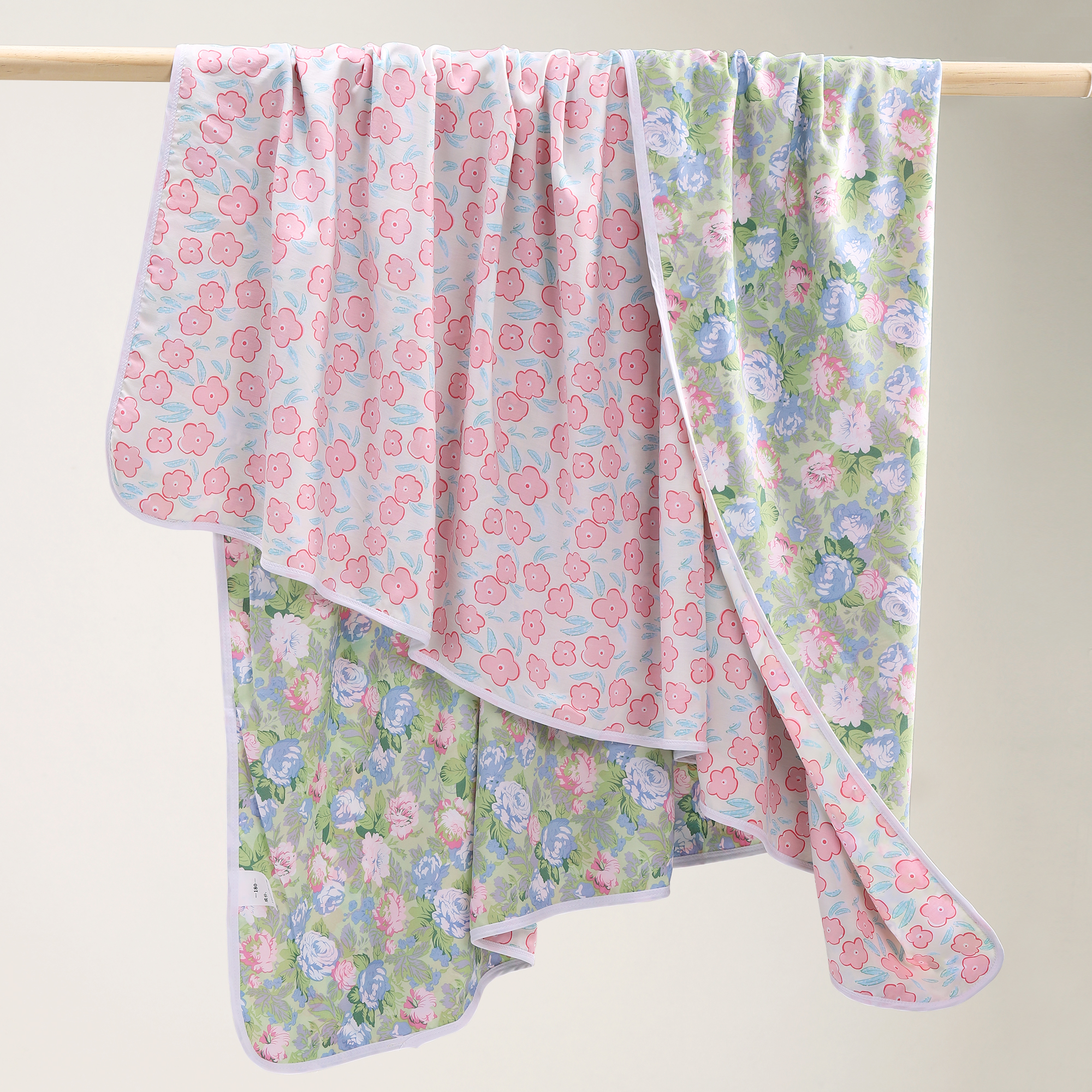 人造棉盖毯毯子薄款办公室午睡披肩夏凉被空调毛巾被飞机航空沙发