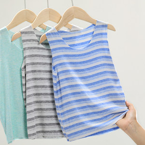 三件装男童背心随心裁儿童宝宝夏季轻薄款贴身睡觉无袖打底 23192