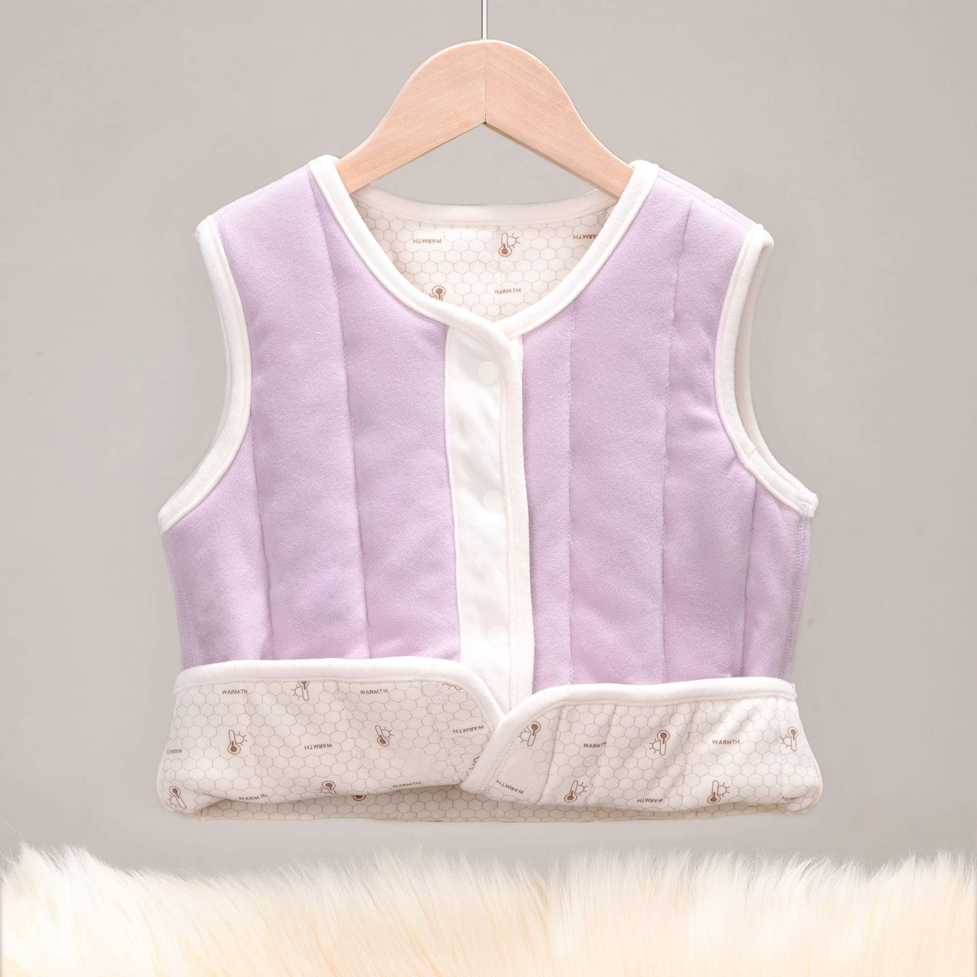 2291 儿童三层马甲加厚男宝女宝女童马夹内穿保暖宝宝秋冬季贴身