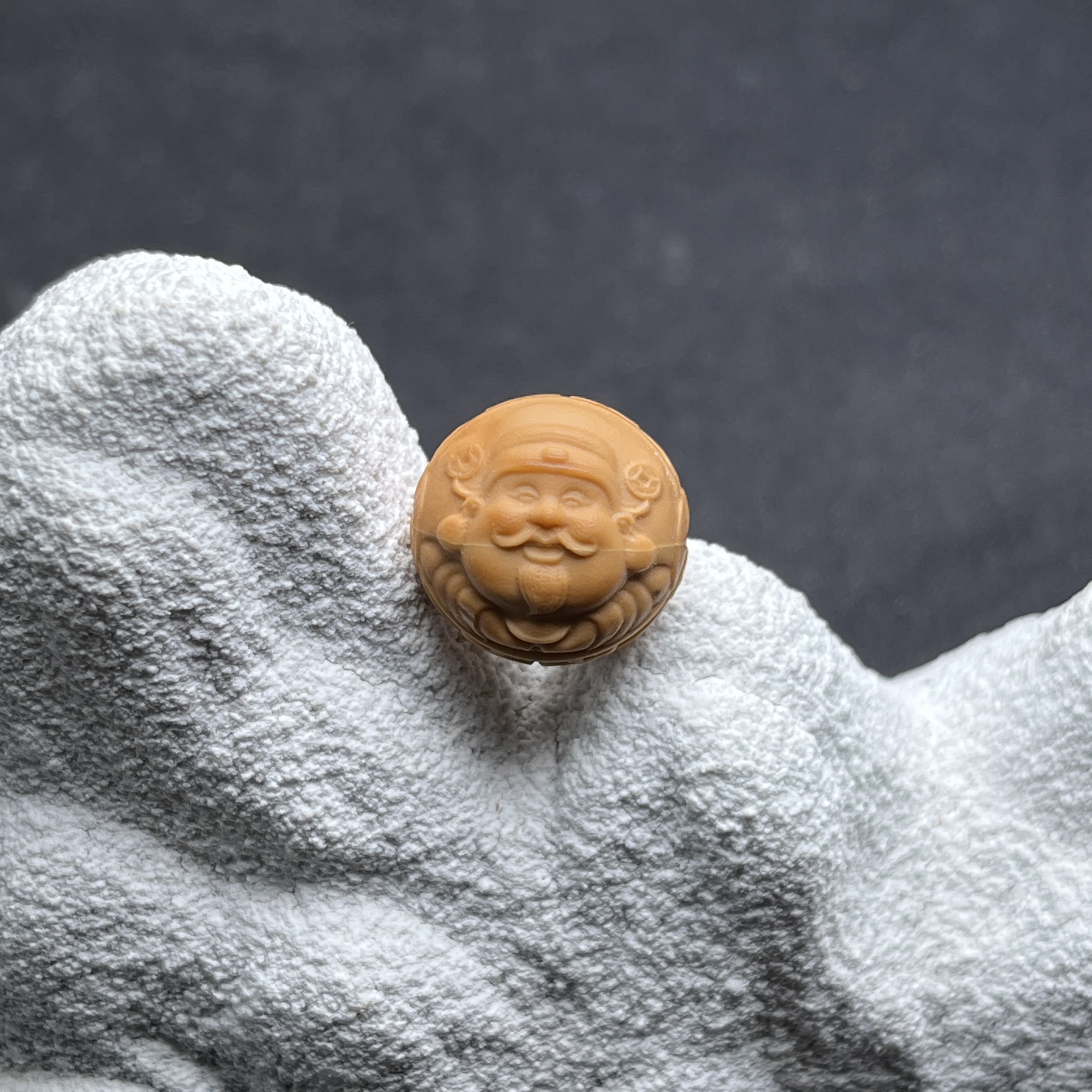 灵动-猴头精工雕刻财迷单颗