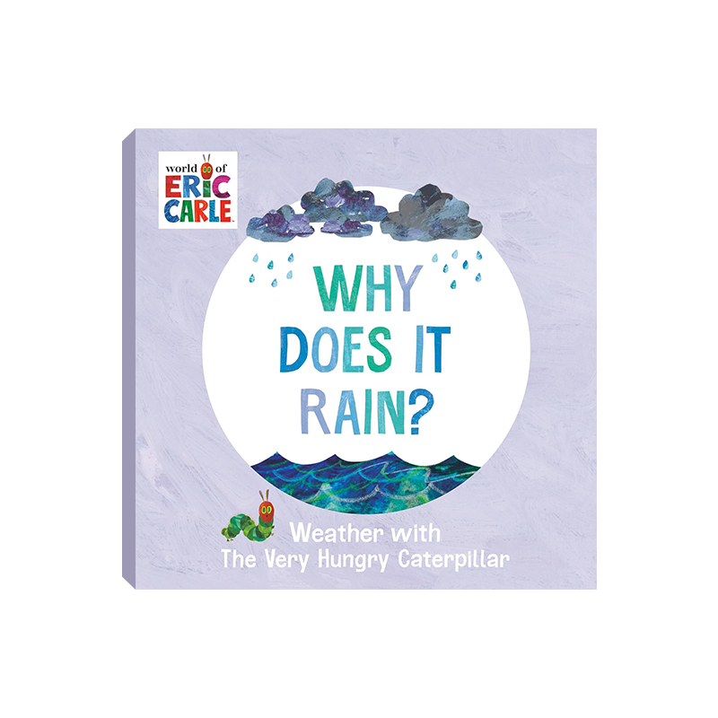 筑桥Why Does It Rain?为什么会下雨？：好饿的毛毛虫 纸板原版引进