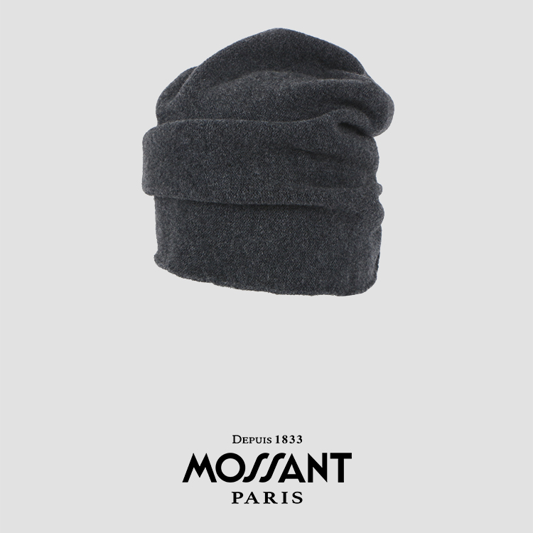 MOSSANTAW24 秋冬新款 羊毛羊绒堆堆帽