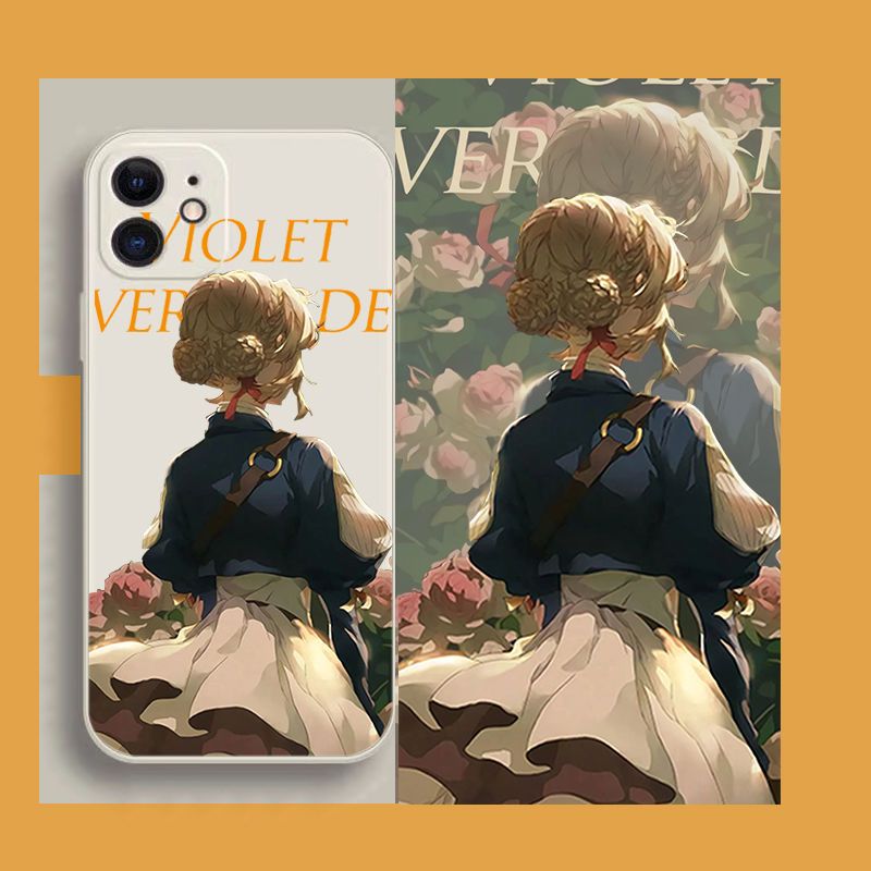 紫罗兰永恒花园iPhone13手机壳适用小米11vivo华为nova9/OPPO直边