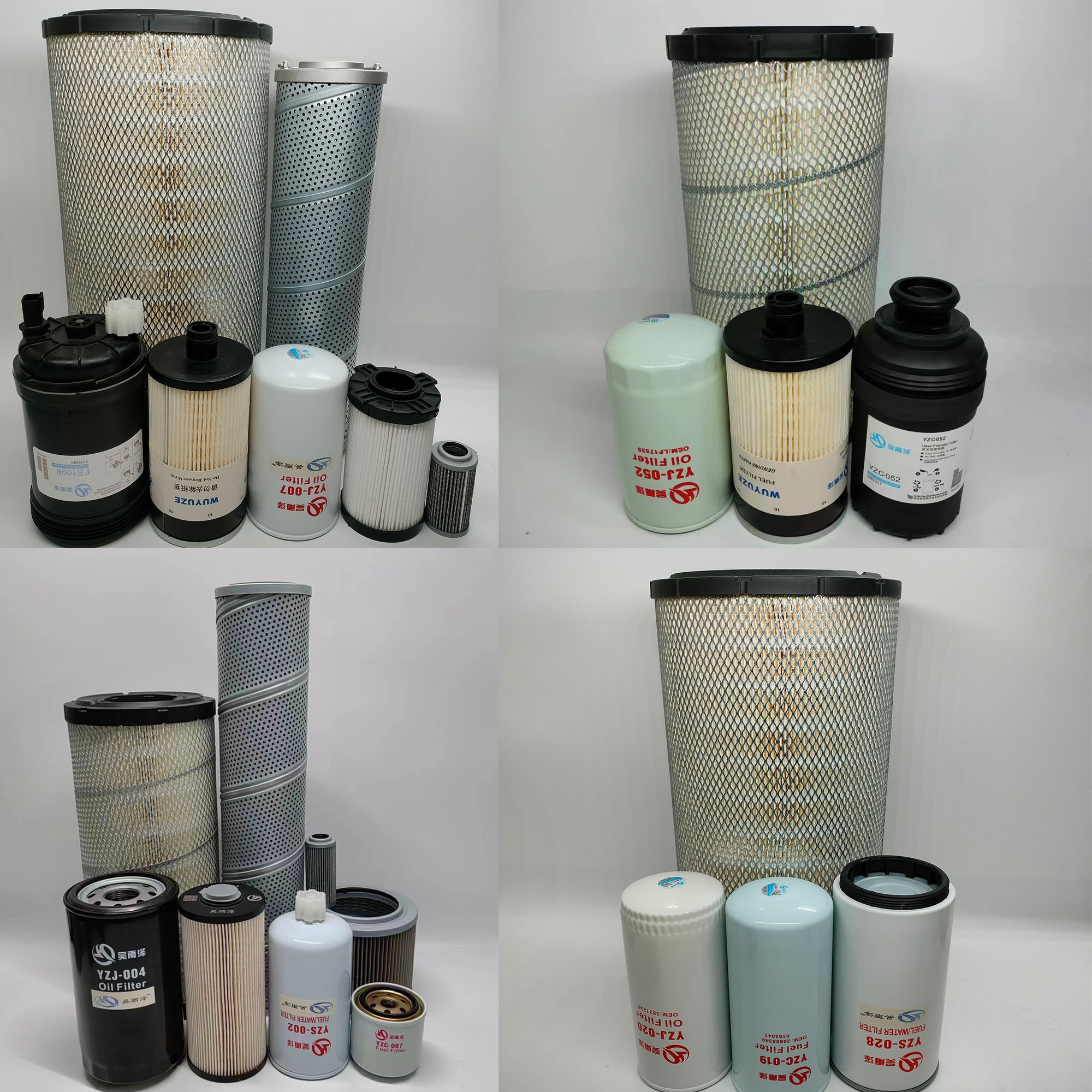 山河智能135E-3H/150E/150F/205E-3H/205E/210F全车滤芯机柴滤空