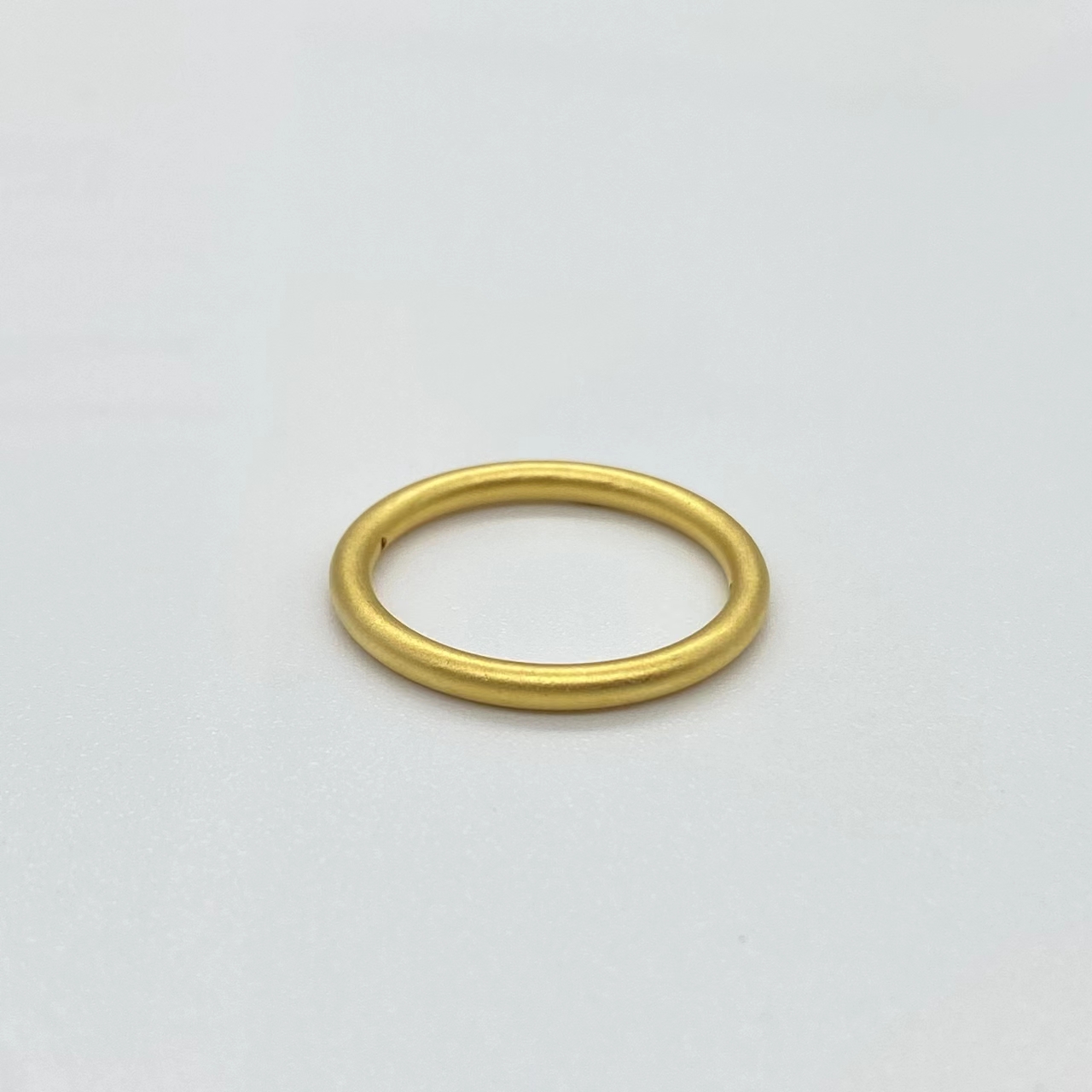 足金999 古法素圈戒指 #9  1.2