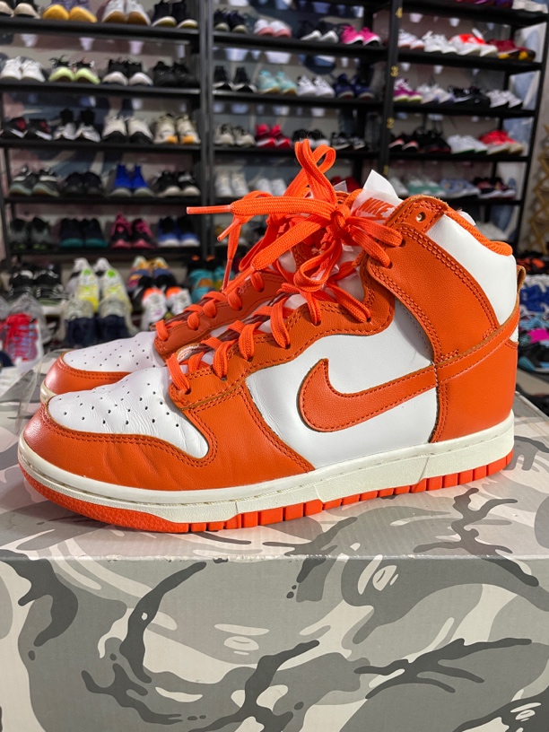 40码250/Nike Dunk 时尚百搭 板鞋 高帮/白橙/雪城(2021)/公价899