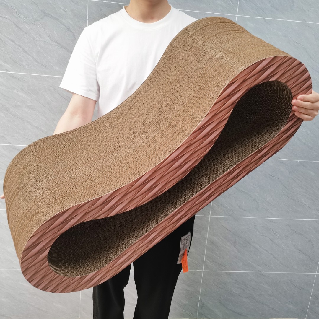 860竹编大眼睛一体式超大号猫咪磨爪猫抓板，耐磨耐抓