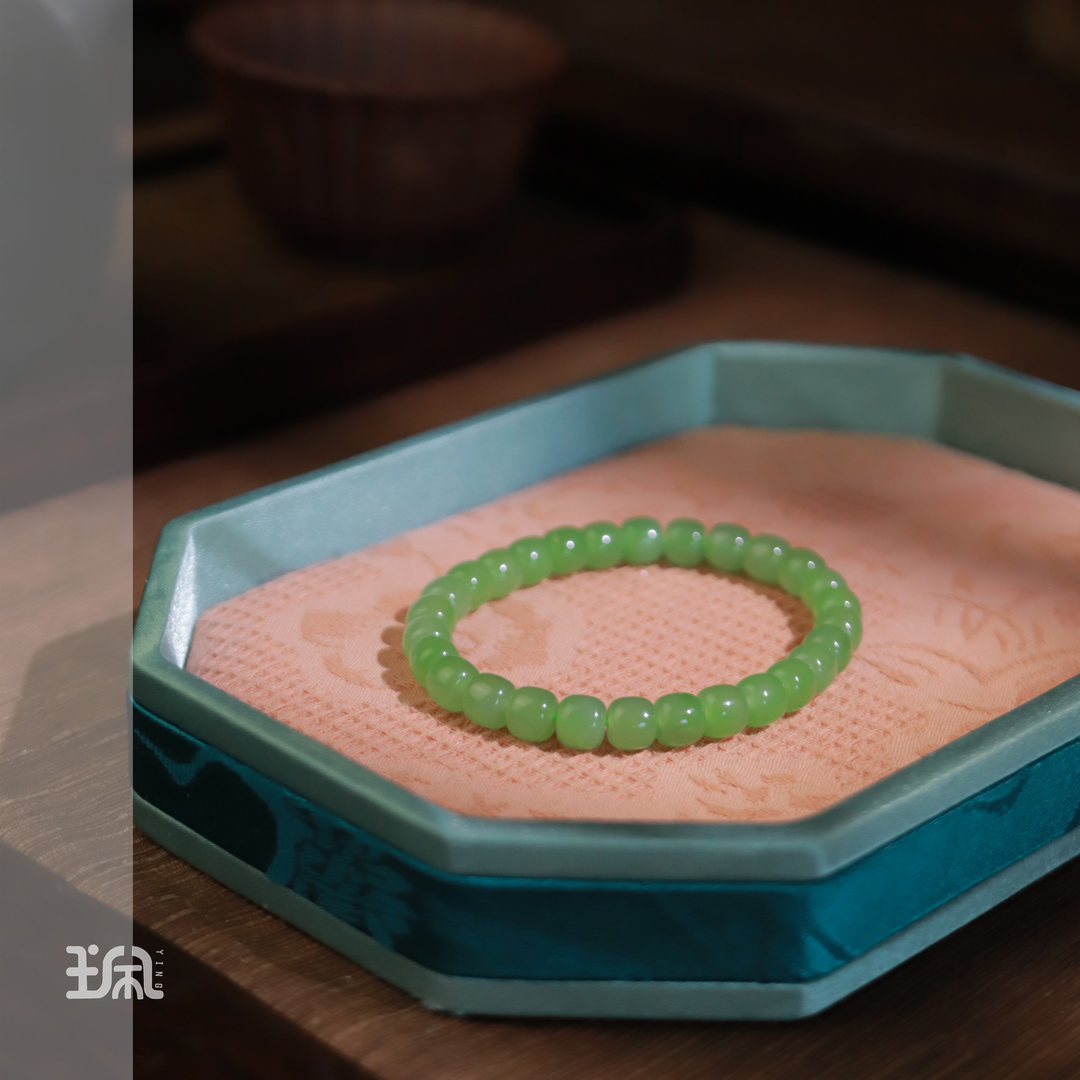 柳春|和田玉*手串*未镶嵌PYC24012356多样性发其一