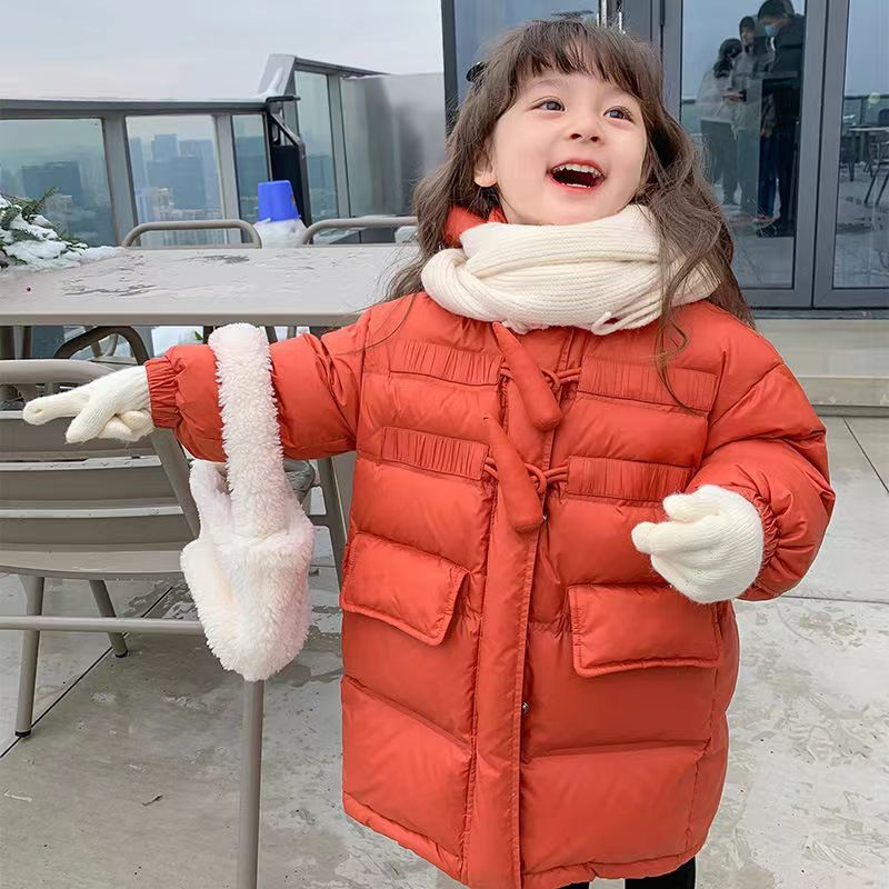 【冬季大促】女童羽绒服2023冬季新款儿童加厚女孩外套宝宝洋气牛