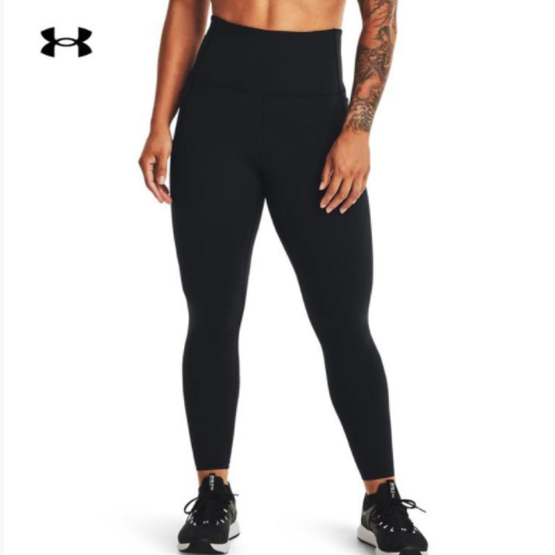 安德玛UA 春夏Meridian女针织弹力训练运动紧身裤1372114