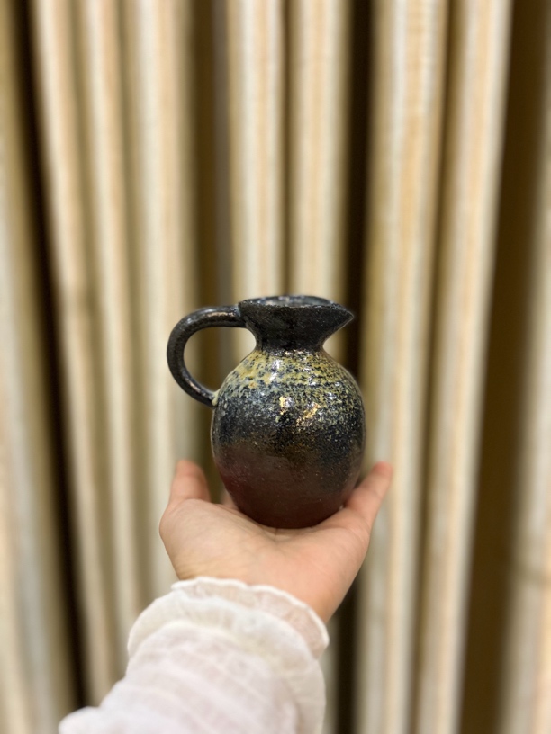 宜兴紫砂壶红皮龙柴烧公道杯