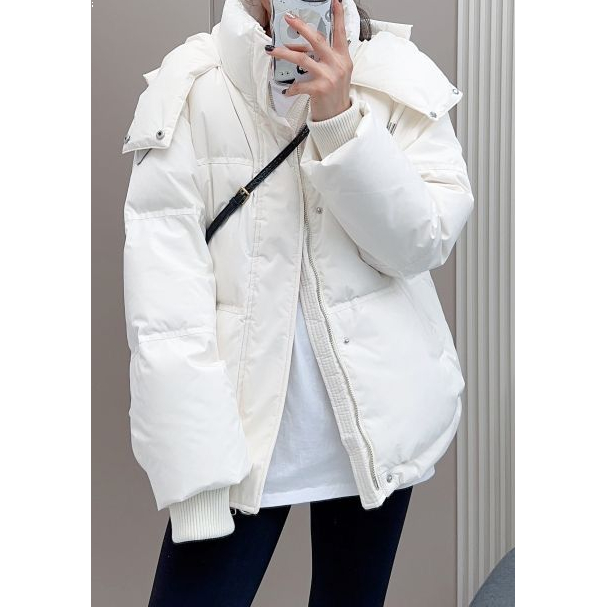 【当季爆款】新款羽绒服反季羽绒服女短款2023年韩版连帽加厚收腰显