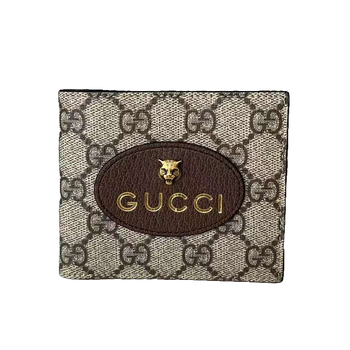 未使用 GUCCI/古驰 短款对折虎头钱包/严选