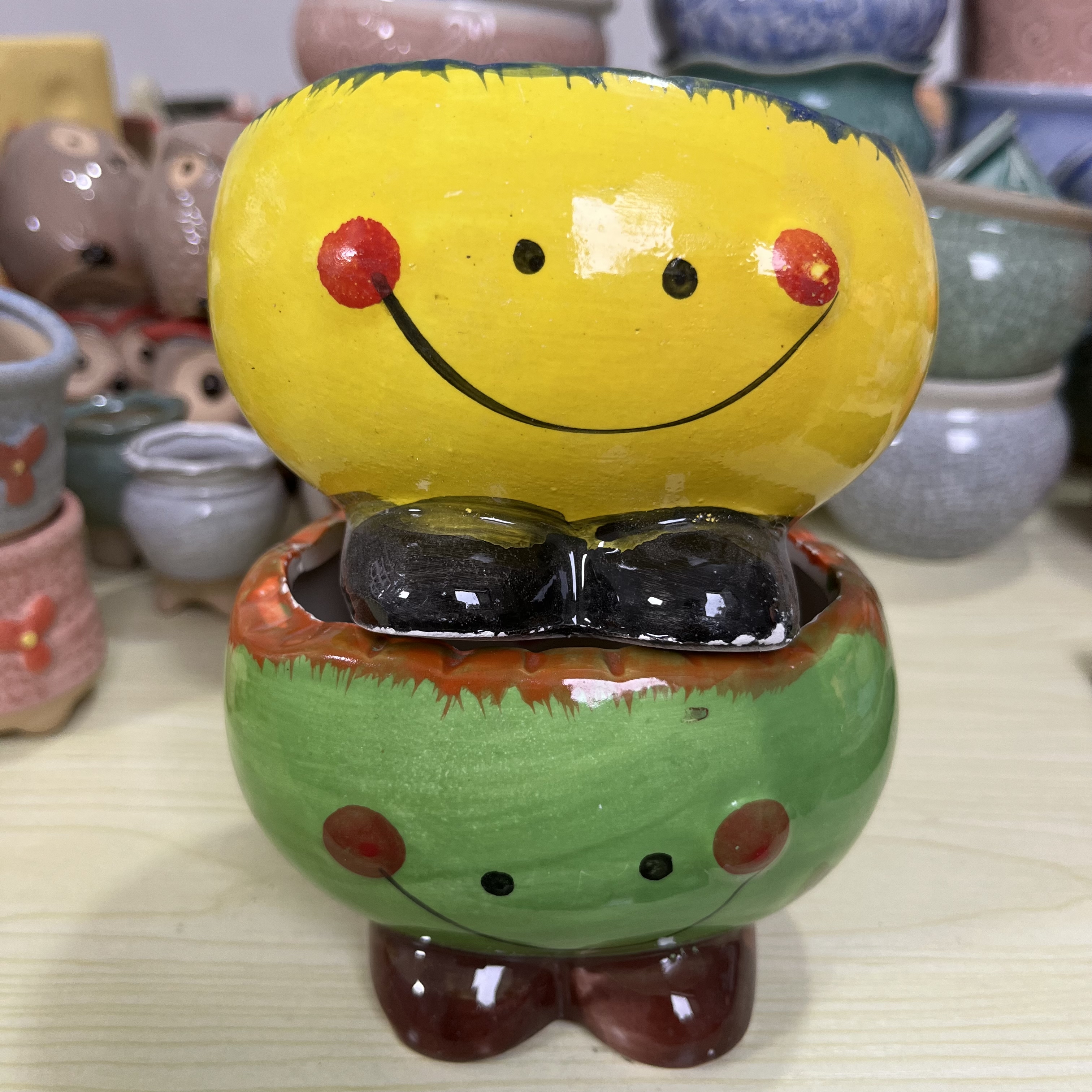 【给力花盆096】【口径约9高约8cm】多肉花盆桌面精品绿植花器