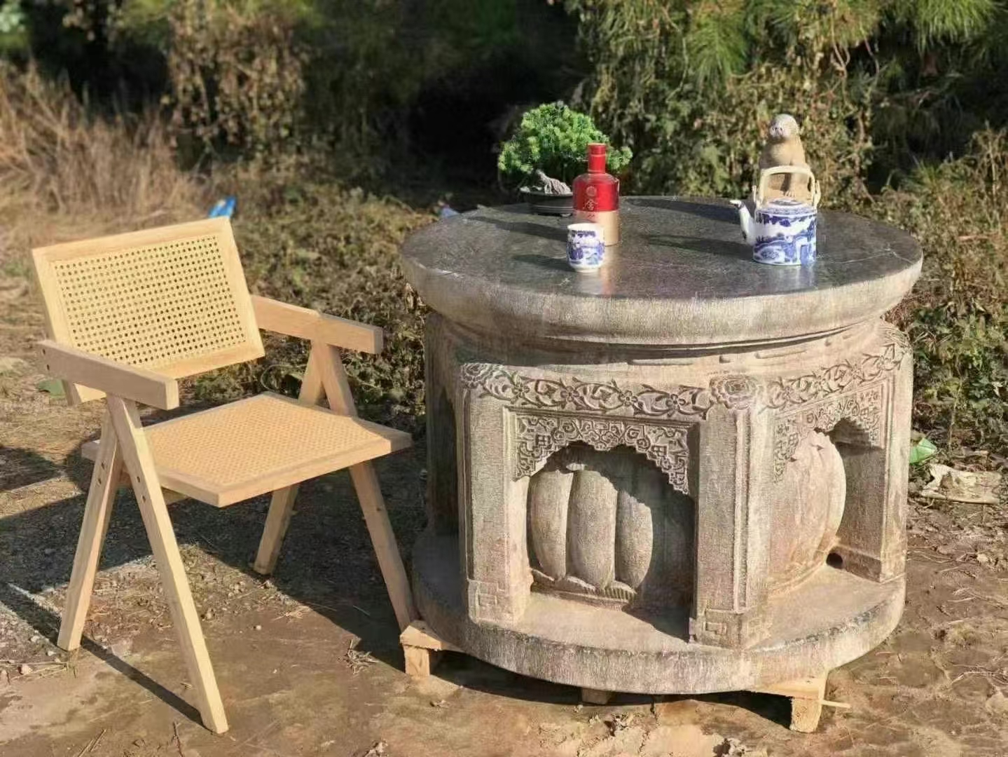 石雕摆件 青石材质