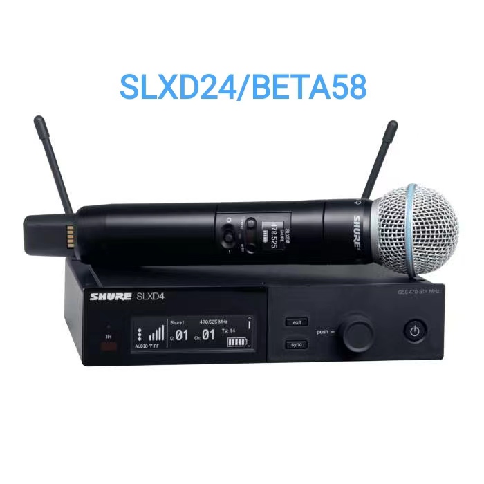 Shure/舒尔SHURE舒尔SLXD24/B58/SLXD24D/B58无线麦克舞台演唱