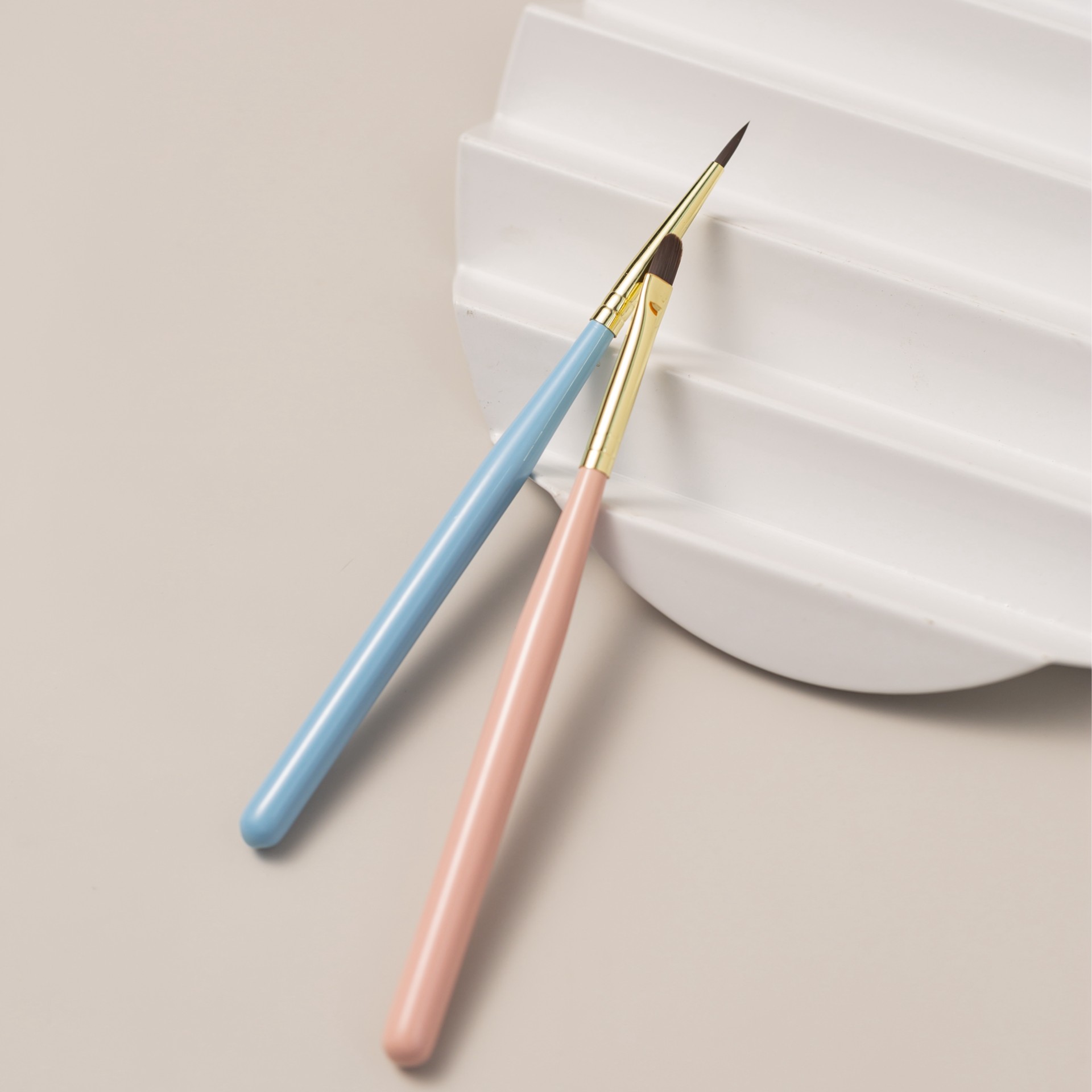 美甲彩绘笔圆头拉线光疗水晶彩绘工具笔新手美甲通用神器刷子