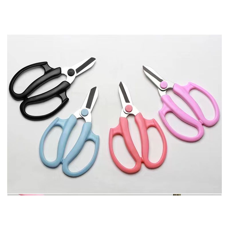 【绿萝】路易卡乐高档花艺剪刀带磁吸锯口