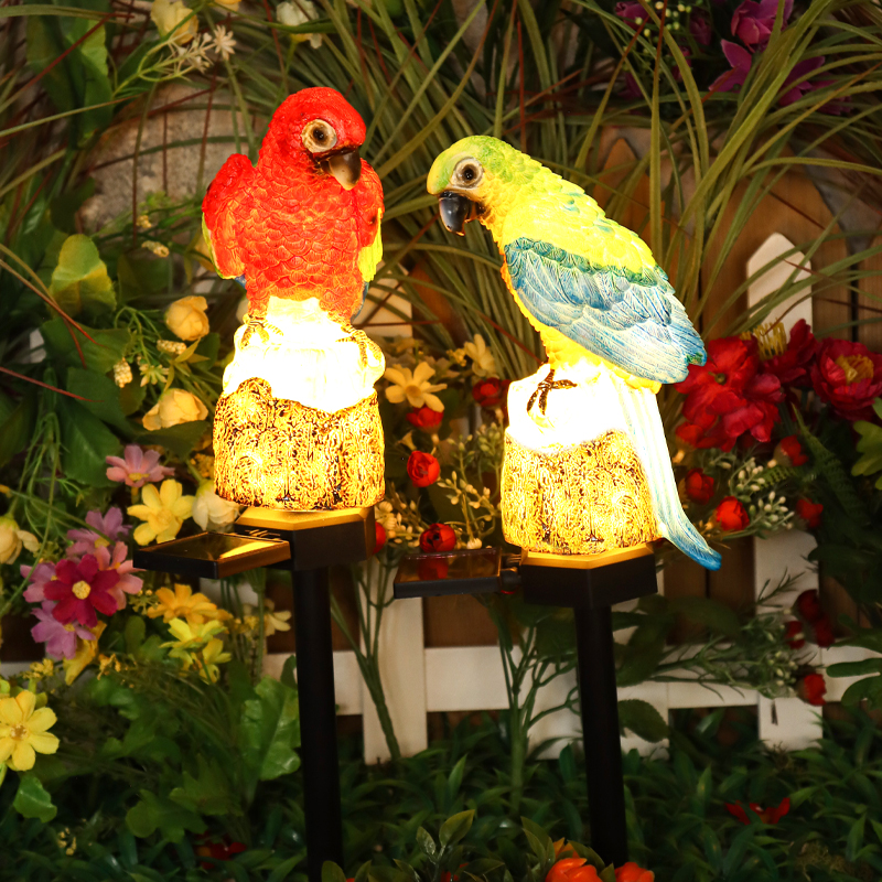 漫选太阳能户外灯仿真动物发光鹦鹉庭院灯防水室外别墅景观氛围灯