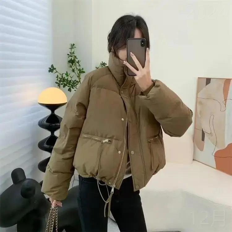 秋秋冬季绒羽服处理洋气小个子短款服衣服女秋冬装宽松百搭
