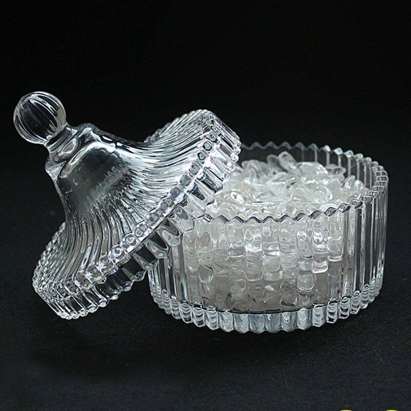 天然高品质透亮白水晶消磁石