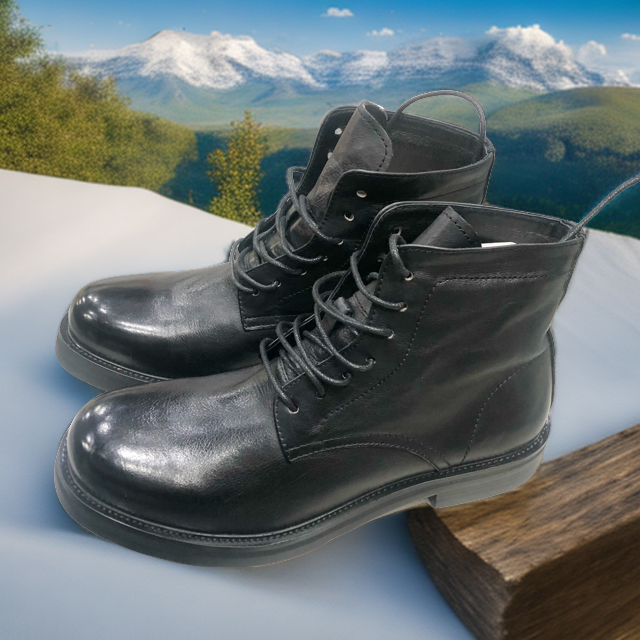 男士休闲牛皮商务高级皮鞋流行英伦男鞋