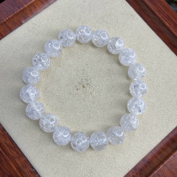 【艺品堂】 10mm白阿赛手串 圆珠手串 （达人）