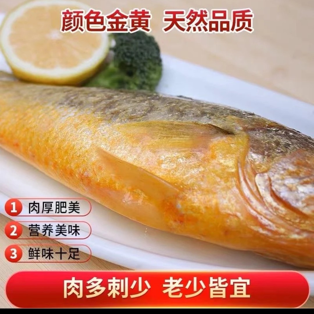 山东日照发货大黄花黄花鱼深海鱼小黄鱼3条4斤6条8斤包邮清蒸鱼