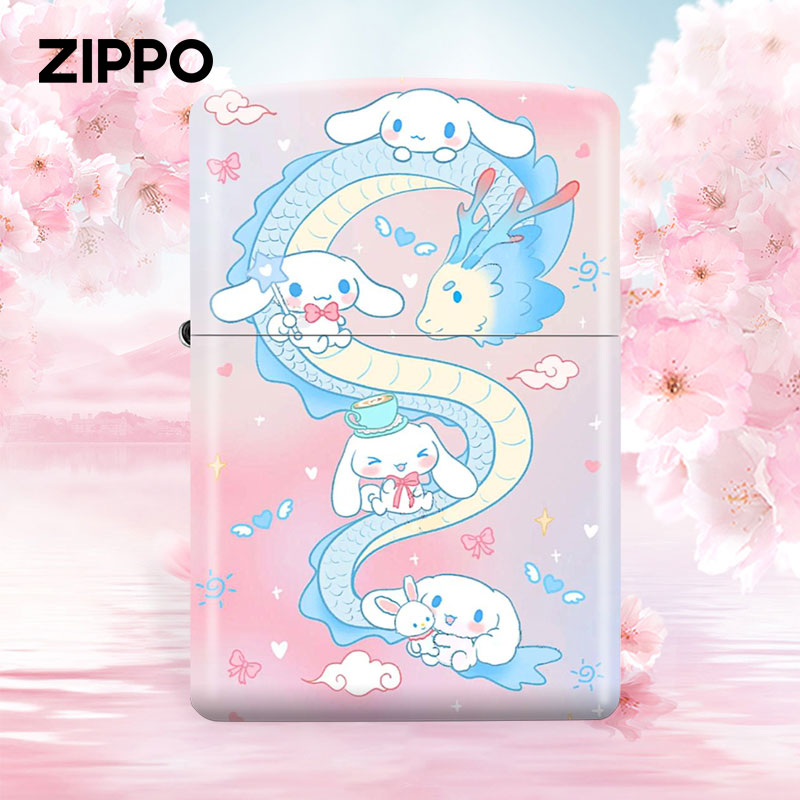 ZIPPO/之宝打火机正版龙与玉桂狗龙年生肖煤油正品火机送男友DYJ1