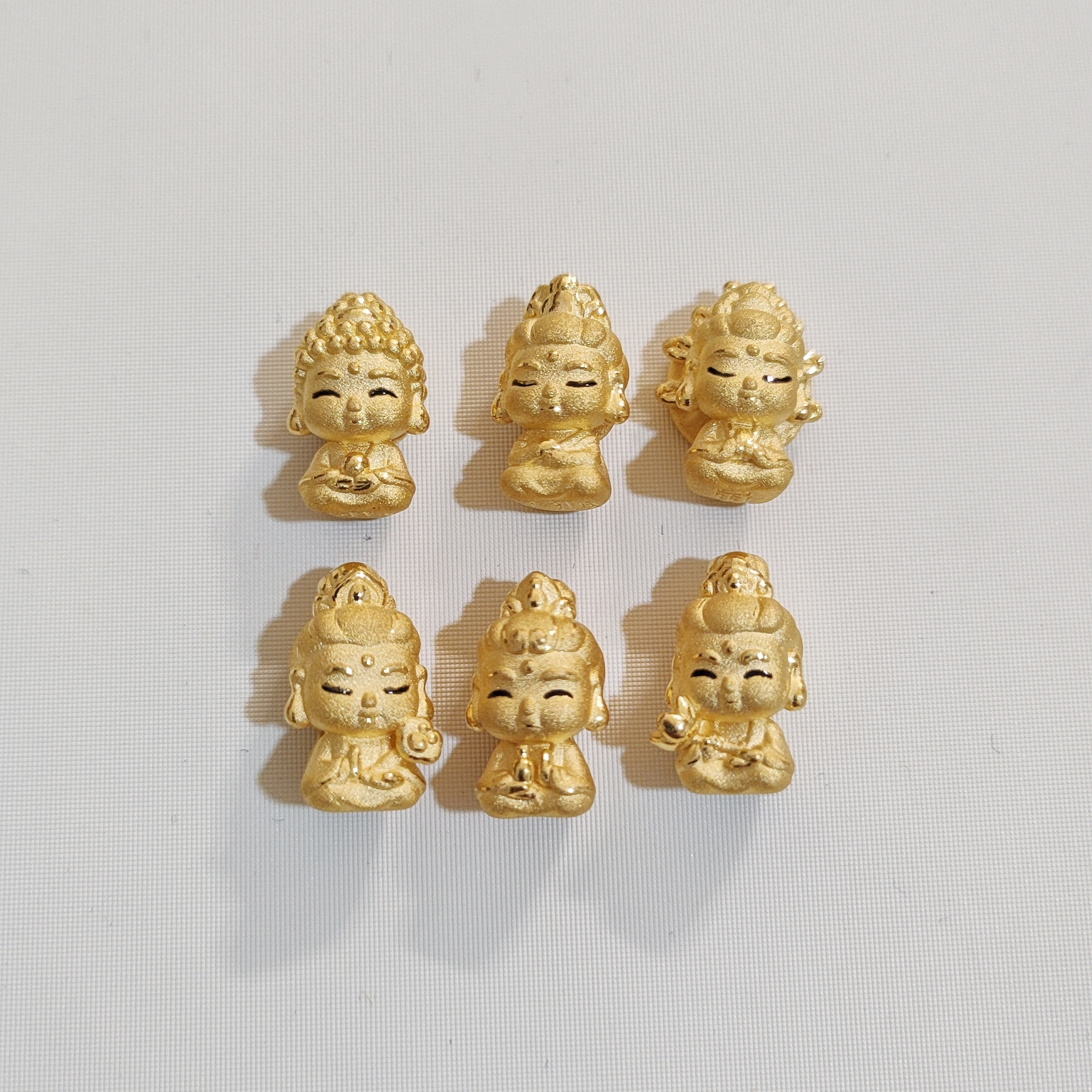 足金珐琅彩本命佛手串款