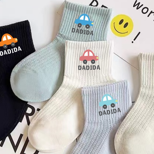 dadida/嗒嘀嗒春季男女童不臭脚舒适精品盒装袜