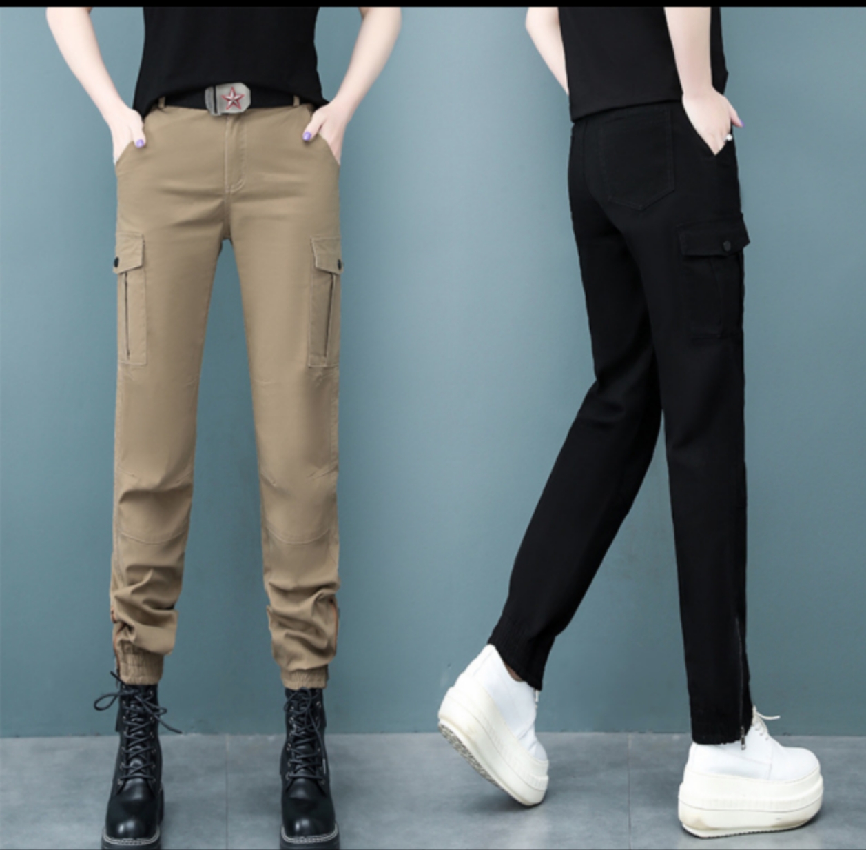 秋冬户外工装多兜裤